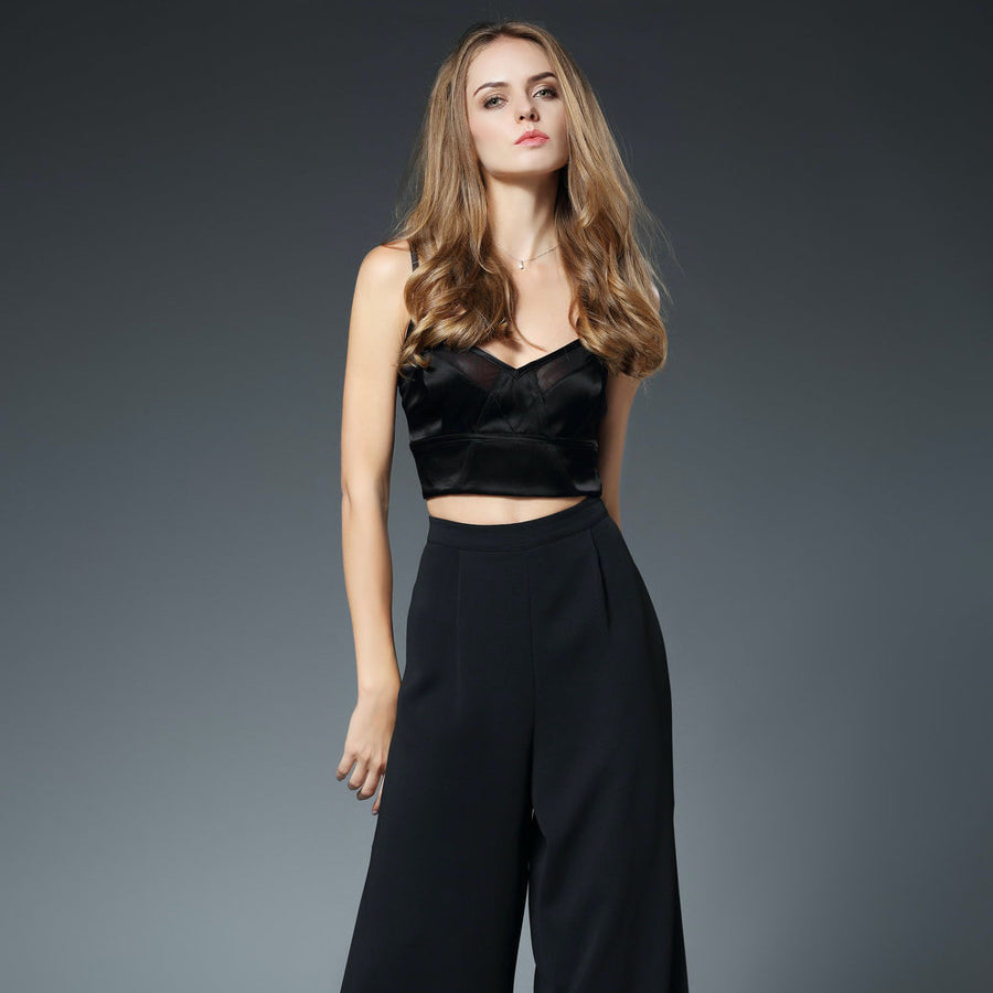 Nadine High Waist Side Slit Pant – Tux Couture