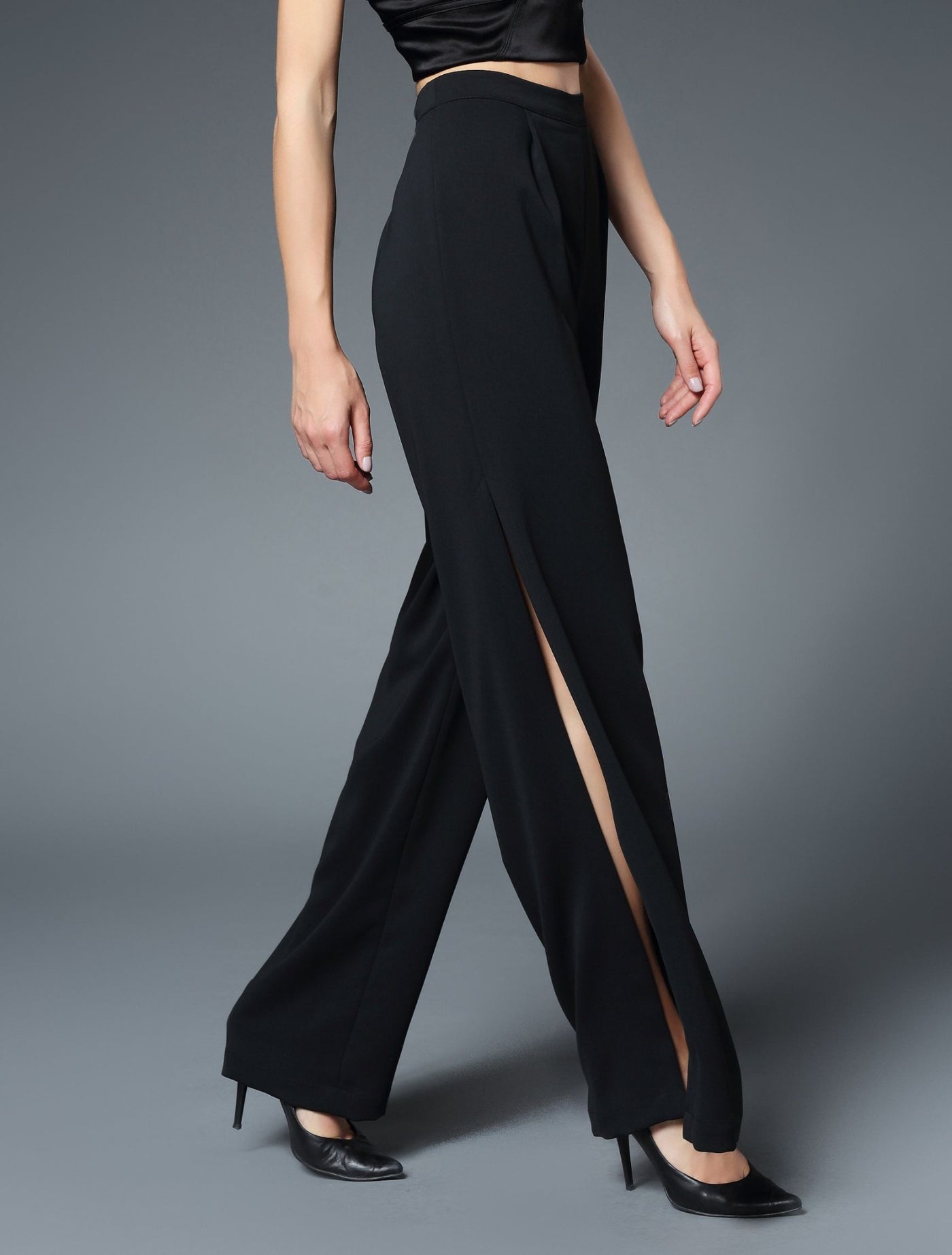 dress pants with slits on side 'Celie' Side Slit Pants